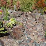 different kinds of landscaping rocks in garden