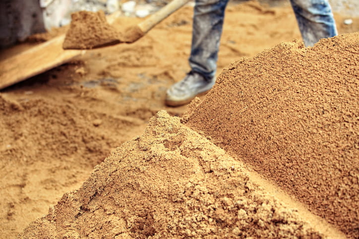 Choosing the right type of sand ensures the durability of your house renovation.