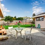 Gravel in landscaping for outdoor spaces.